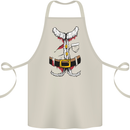 Christmas Santa Claus Fancy Dress Costume Cotton Apron 100% Organic Natural