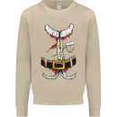 Christmas Santa Claus Fancy Dress Costume Mens Sweatshirt Jumper Sand