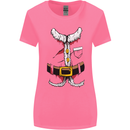Christmas Santa Claus Fancy Dress Costume Womens Wider Cut T-Shirt Azalea