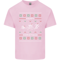 Christmas Triathlon Funny Fitness Gym Mens Cotton T-Shirt Tee Top Light Pink