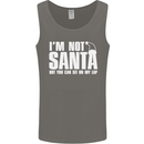 Christmas You Can Sit on My Lap Funny Mens Vest Tank Top Charcoal