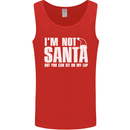 Christmas You Can Sit on My Lap Funny Mens Vest Tank Top Red