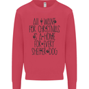 Christmas a Home for Every Shelter Dog Mens Sweatshirt Jumper Heliconia