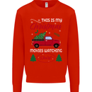 Christmas is Gaming Time Funny Gamer Mens Sweatshirt Jumper Bright Red