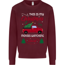 Christmas is Gaming Time Funny Gamer Mens Sweatshirt Jumper Maroon