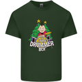 Christmas the Little Drummer Boy Funny Mens Cotton T-Shirt Tee Top Forest Green