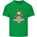 Christmas the Little Drummer Boy Funny Mens Cotton T-Shirt Tee Top Irish Green