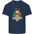Christmas the Little Drummer Boy Funny Mens Cotton T-Shirt Tee Top Navy Blue