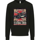 Classic Hotrod Vintage Iron Hot Rod Dragster Kids Sweatshirt Jumper Black