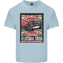 Classic Hotrod Vintage Iron Hot Rod Dragster Kids T-Shirt Childrens Light Blue