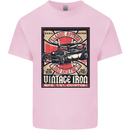 Classic Hotrod Vintage Iron Hot Rod Dragster Kids T-Shirt Childrens Light Pink