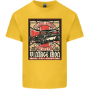 Classic Hotrod Vintage Iron Hot Rod Dragster Kids T-Shirt Childrens Yellow