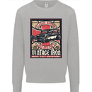 Classic Hotrod Vintage Iron Hot Rod Dragster Mens Sweatshirt Jumper Sports Grey