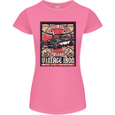 Classic Hotrod Vintage Iron Hot Rod Dragster Womens Petite Cut T-Shirt Azalea