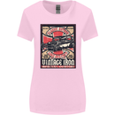 Classic Hotrod Vintage Iron Hot Rod Dragster Womens Wider Cut T-Shirt Light Pink