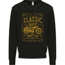 Classic Legend Riders Club Motorbike Biker Mens Sweatshirt Jumper Black