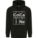 Cocaine Periodic Table Funny Drug Culture Mens 80% Cotton Hoodie Black