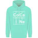 Cocaine Periodic Table Funny Drug Culture Mens 80% Cotton Hoodie Peppermint