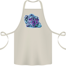 Cololurful Leopard Wild Cat Panther Cotton Apron 100% Organic Natural