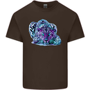 Cololurful Leopard Wild Cat Panther Kids T-Shirt Childrens Chocolate