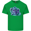 Cololurful Leopard Wild Cat Panther Kids T-Shirt Childrens Irish Green