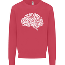 Common Sense Brain Funny Sarcasm Slogan Kids Sweatshirt Jumper Heliconia