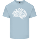 Common Sense Brain Funny Sarcasm Slogan Kids T-Shirt Childrens Light Blue