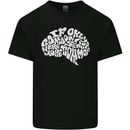 Common Sense Brain Funny Sarcasm Slogan Mens Cotton T-Shirt Tee Top Black