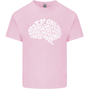 Common Sense Brain Funny Sarcasm Slogan Mens Cotton T-Shirt Tee Top Light Pink