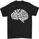 Common Sense Brain Funny Sarcasm Slogan Mens T-Shirt Cotton Gildan Black
