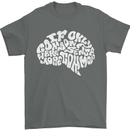Common Sense Brain Funny Sarcasm Slogan Mens T-Shirt Cotton Gildan Charcoal