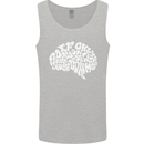 Common Sense Brain Funny Sarcasm Slogan Mens Vest Tank Top Sports Grey