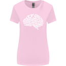 Common Sense Brain Funny Sarcasm Slogan Womens Wider Cut T-Shirt Light Pink