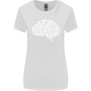 Common Sense Brain Funny Sarcasm Slogan Womens Wider Cut T-Shirt White