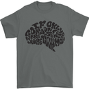 Common Sense Funny Sarcasm Brain Slogan Mens T-Shirt Cotton Gildan Charcoal