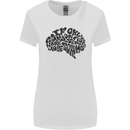 Common Sense Funny Sarcasm Brain Slogan Womens Wider Cut T-Shirt White