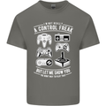 Control Freak Funny Gaming Gamer Mens Cotton T-Shirt Tee Top Charcoal