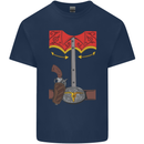 Cowboy Fancy Dress Costume Outfit Stag Do Kids T-Shirt Childrens Navy Blue