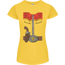 Cowboy Fancy Dress Costume Outfit Stag Do Womens Petite Cut T-Shirt Yellow