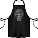 Cowboy Rock Skull Guitar Country Music Cotton Apron 100% Organic Black