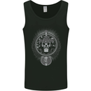 Cowboy Rock Skull Guitar Country Music Mens Vest Tank Top Black