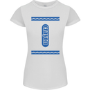 Crayon Fancy Dress Outfit Costume Funny Womens Petite Cut T-Shirt White