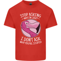 Crazy Stupid Funny Sarcastic Slogan Sarcasm Mens Cotton T-Shirt Tee Top Red