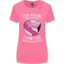 Crazy Stupid Funny Sarcastic Slogan Sarcasm Womens Wider Cut T-Shirt Azalea