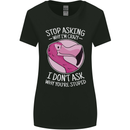 Crazy Stupid Funny Sarcastic Slogan Sarcasm Womens Wider Cut T-Shirt Black