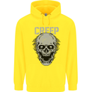 Creep Human Skull Gothic Rock Music Metal Childrens Kids Hoodie Yellow