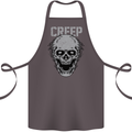 Creep Human Skull Gothic Rock Music Metal Cotton Apron 100% Organic Dark Grey