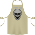 Creep Human Skull Gothic Rock Music Metal Cotton Apron 100% Organic Khaki