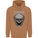 Creep Human Skull Gothic Rock Music Metal Mens 80% Cotton Hoodie Caramel Latte