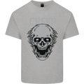 Creep Human Skull Gothic Rock Music Metal Mens Cotton T-Shirt Tee Top Sports Grey